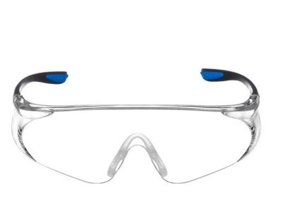 China Transparent Eye Protection Goggles , PVC Lab Safety Goggles With Adjustable Leg for sale