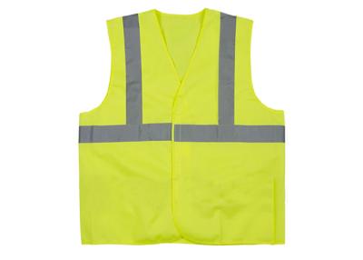 China Weight 500g Reflective Safety Vest / Labor Insurance Vest Material Polyester for sale