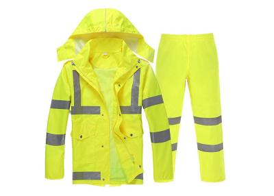 Chine Couleur jaune matérielle de haut de visibilité de travail polyamide confortable d'uniformes à vendre