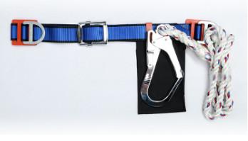 China Adjustable Single Waist Safety Harness Belt High Strength Polyester Material for sale