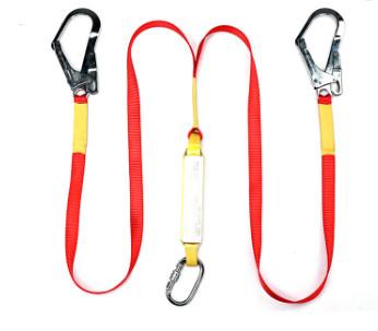 China Shock Absorbing Double Hook Body Safety Belt Safety Protection Equipment for sale