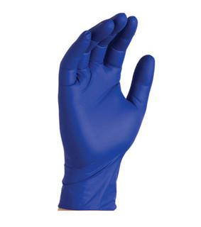 China 100% Natural Nitrile Material Powder Free Disposable Gloves 230mm - 240mm for sale