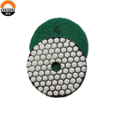 China Factory Grinder Polish Diamond Angle Dry Polishing Pads For Granite High Quality 4 Inch 80mm To 200mm 100mm Grinding Pads for sale