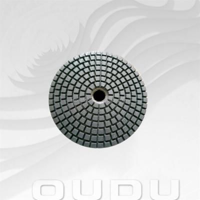 China Diamond Marble Wet Polishing Pad For Stone 100mm Pad Wet Grinding Use for sale