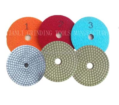 China Marble / Granite / Stone 3 Step Polishing Pads 3 Steps Diamond Polishing Pads For Stone for sale