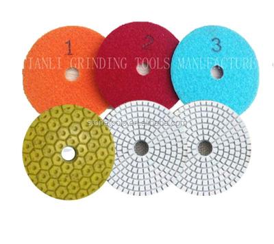 China Marble / Granite / Stone 3 Step Polishing Pads Raizi 4