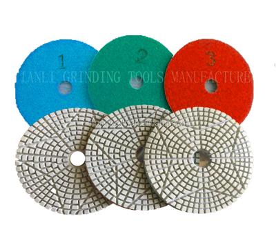 China Marble / Wet Star Granite / Stone 3 Step Polishing Pads Polishing Pad Symbol 3steps for sale