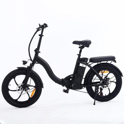 China Electric Bike 20inch Fat Tire Folding Bicycle Electric Bike Multi-Function Electric Eu Warehouse With Big Wheels for sale