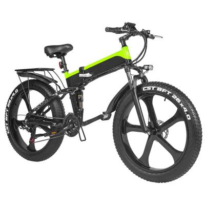 China Aluminum Alloy 26inch City Bike 48v Lithium Battery Mtb Electric Bicycle 2 Wheel Electric Bike Men's Bike for sale