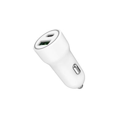 China Convenient 20With An A+C Car Charger With Indicator Portable Cell Phone Car Charger for sale