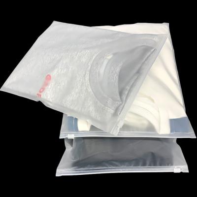 China Hot Sale Recyclable Multi Colors Custom Logo T-Shirt Shoes Frosted Poly Matte Bags Packaging Bag Clothes for sale