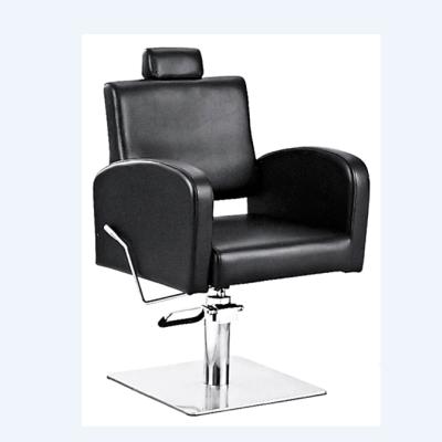 China Durable Material LiGuang Barber Chair Salon Furniture Fix Style Chair Fashionable And Simple Chair for sale