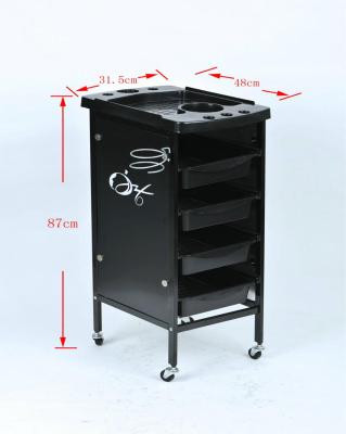 China Hairdresser Barber Chair Trolley Storage Trolley for Barber Shop Tools for sale