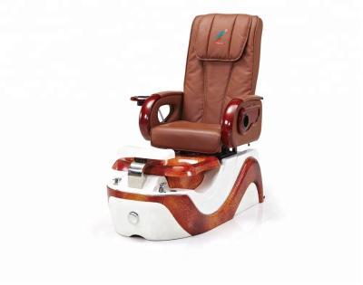 China New Barber Chair Pedicure Spa Massage Chair For Nail Salon / Pedicure Spa Chair Fiberglass Bowl Spa Chair for sale