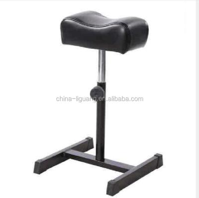 China New Black Beauty Portable Chair Equipment AdjustableFoot Rest Pedicure Foot Stool for sale