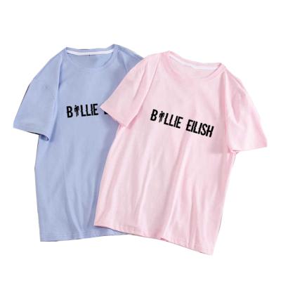 China Harajuku Pastel Colors Letters Anti-Shrink Summer Tops Short Sleeve Design Your Own T Shirt 100% Cotton for sale