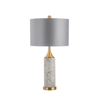 China Modern Good Quality Marble Lamp Table Lamps Luxury Hotel Bedside Decorative Residential Night Lamp for sale