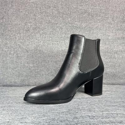 China Famous Boots Martin Women Shoes Chunky Heels Chelsea Boots Men's Fashion Trend New Design Brands for sale