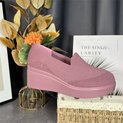 China Unique Light Fashion Ladies Wedges And Shoes Ladies Flat Casual Shoes For Hospital for sale