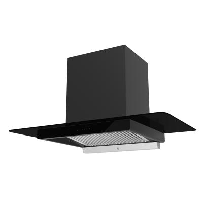 China Modern Hotel Midea New Kitchen Black Easy To Clean Gesture Control Fireplace Newstyle Cooker Hood for sale