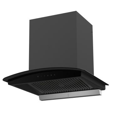 China Midea Competitive Price Gas Stove Kitchen House Smart Cleaning Exhaust Glass Range Hoods for sale