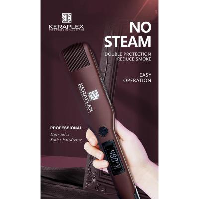 China Wholesale Custom Logo Hotel Private Label Professional 450 Degree Titanium Electric Nano Hair Straightener Digital Nano Flat Iron for sale