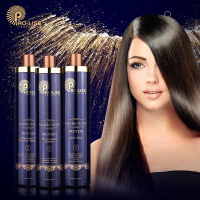 China 100% Factory Price Salon Brand Pro-Liss Brazilian Hair Natural Herbal Technology Wholesale Organic Protein Straightening Treatment Keratin for sale