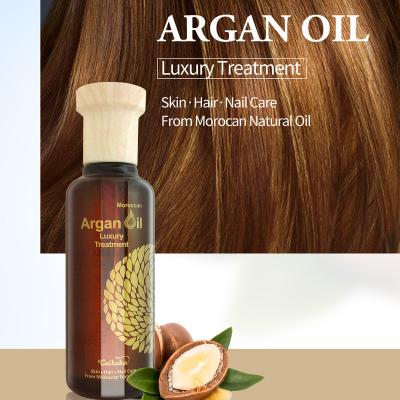 China Organic Morocco Hair Serum Hair Care Argan Oil Private Label Wholesale 100ml Professional Salon Hair Oil For Hair for sale