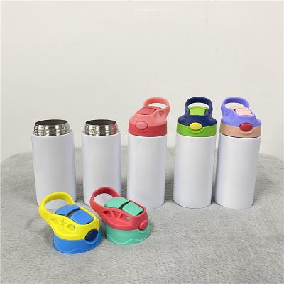 China Total 12oz 350ml Sublimation Blank Kids DIY Sublimation Blank Straight Non-Tapered All Straight Kids Water Bottle for sale