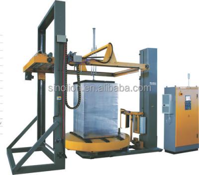 China Automatic Beverage Stretch Wrapping Machine With Top Sheet Dispenser for sale