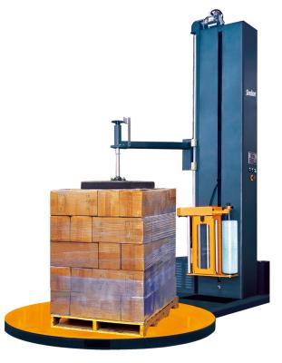 China Food Pallet Pre-stretch Wrapping Machine for sale