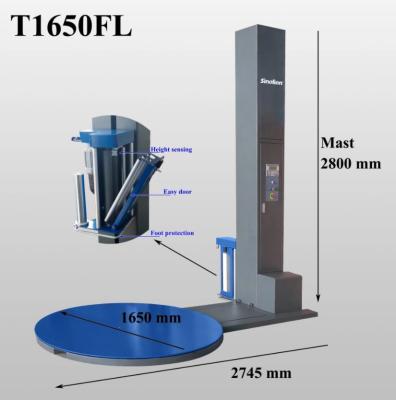 China Tote T1650F-L (Film Food Pre-Stretch Side Pallet Cart) for sale