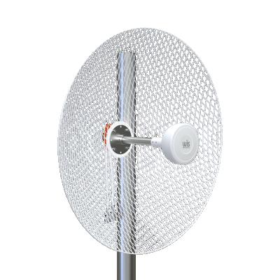 China 2.3-2.7GHz 0.6m mimo 22dBi grid antenna for mimisa A5c radio WIS NETWORKS cambium, ubiquiti ANT2327D22PG-MIMO for sale