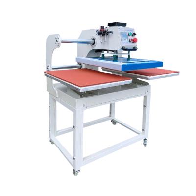 China Pneumatic Heat Transfer Machine upper slide 2 station 40*60 heat press Sublimation Rhinestone T Shirt Printing Thermal Press Transfer Machine for sale