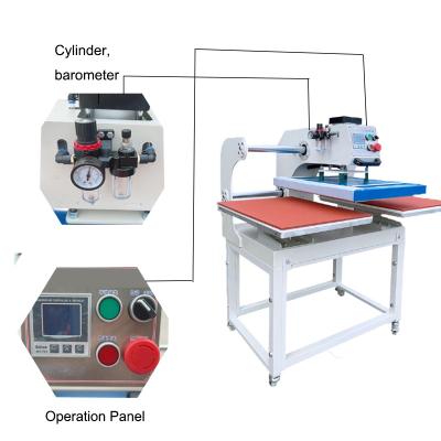 China Pneumatic Heat Transfer Machine hot stamping ribbon heat press machine wide flat heat press heat press transfer machine for sale