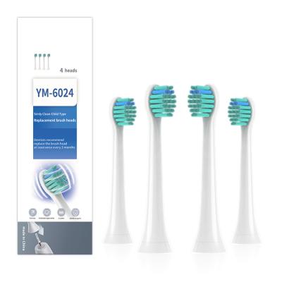 China Household Package New Soft Bristle Small Heads Childrenelectric Toothbrush Head For Philps Sonic Toothbrush for sale