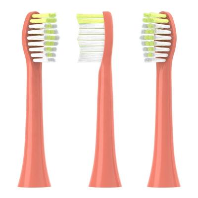 China Sales Household Exclusive Replaceable Manual Toothbrush Head Red Portable Toothbrush Head for sale