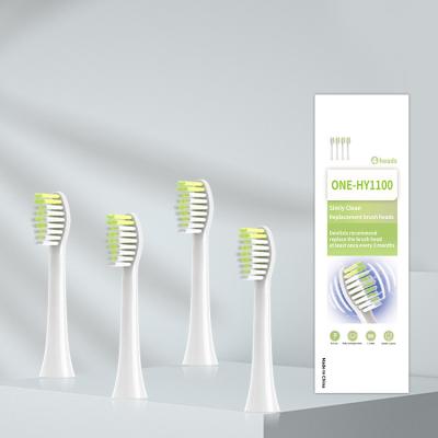 China Household Factory Exclusive Supply Replaceable Dupont Bristle Hy1100 Electric Toothbrush Heads In Stock for sale