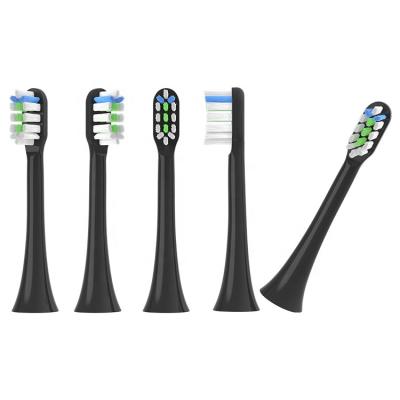 China Wholesale Cost Effective Black Handle Sonic Electric Toothbrush Heads High Household Compatible With Soocas for sale