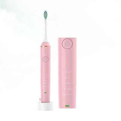 China Original Induction Electric Toothbrush MH-V2-902 USB Rechargeable Electric Toothbrush High Level Appearance Pink for sale