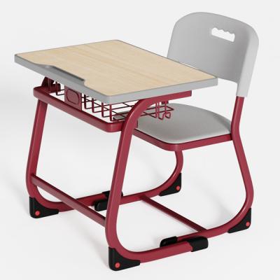 China Modern modern school chairs with desks College for Sale Trade furniture Exam  School desks with drawers for sale