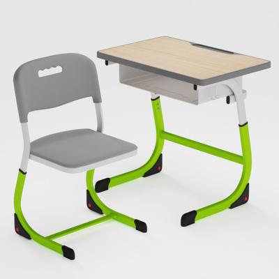 China Modern ergonomic desk and chair detached school lecture hall  desk and chair can be customizable  top sell for sale