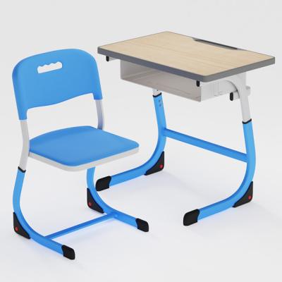 China Modern modern comfortable steel student classroom desk and chair school furniture equipment suppliers manufacturer for sale