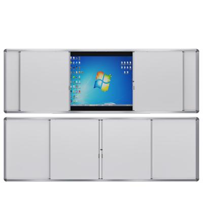 China Aluminum Alloy Frame Darwin interactive push-pull whiteboard school teaching teachers with dry rub aluminum alloy for sale