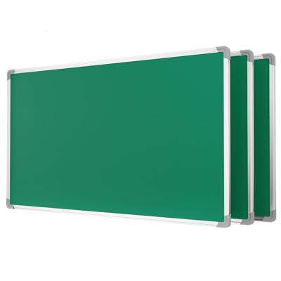 China Aluminum Alloy Frame Teaching training single-sided magnetic small blackboard notepad office can be wiped green board for sale