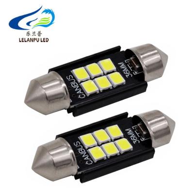 China 12V 31mm 36mm 39mm 41mm 31mm 36mm 39mm 41mm Automotive Interior Light Bulbs Lamp Festoon 3030 Dome Roof 6SMD C5W 31MM 36MM 39MM 41MM Led Bulbs for sale