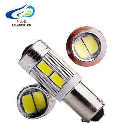 China Car led interior lights BA9S 10 SMD 5630 bulbs 5730 universal 12V H21W T4W license plate lamp for sale