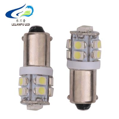 China Reverse Auto License Plate Lamp DC 12V Universal Wedge T4W BA9S 1210 Interior Turn Signal Lamp 10SMD Beacon Light for sale