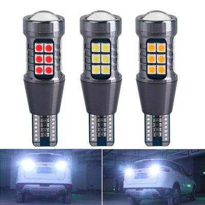 China Auto Lighting System T15 3030 27SMD Led Bulb 12V Reverse Turn Signal Brake Light Universal for sale