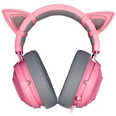 China Razer Kraken 2019 Headband Headphones Lace Up Crystal Cat Ears for sale